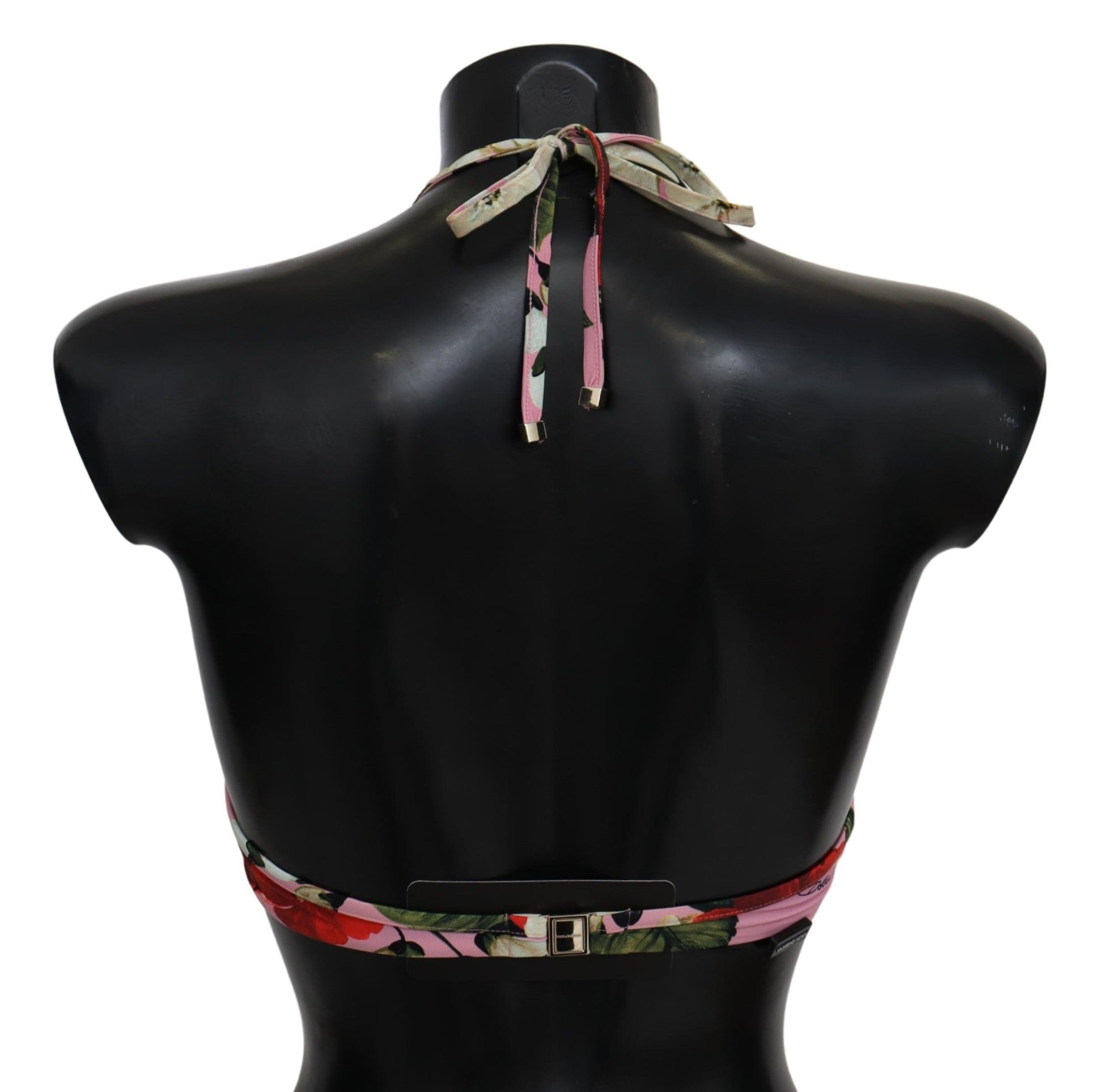 Mehrfarbiger Badeanzug mit Blumenmuster, Strandmode, Bikinioberteile