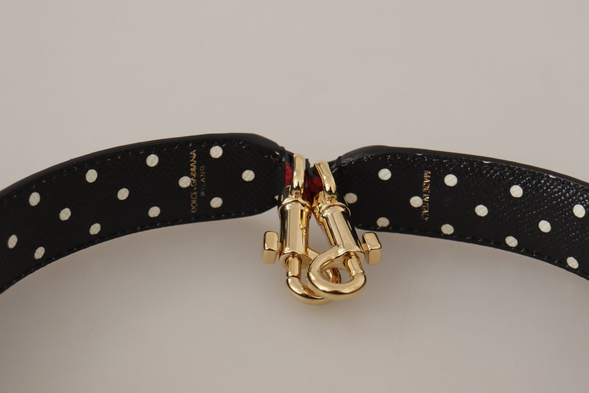 Roter Schultergurt für Taschen aus exotischem Leder mit Kristallen