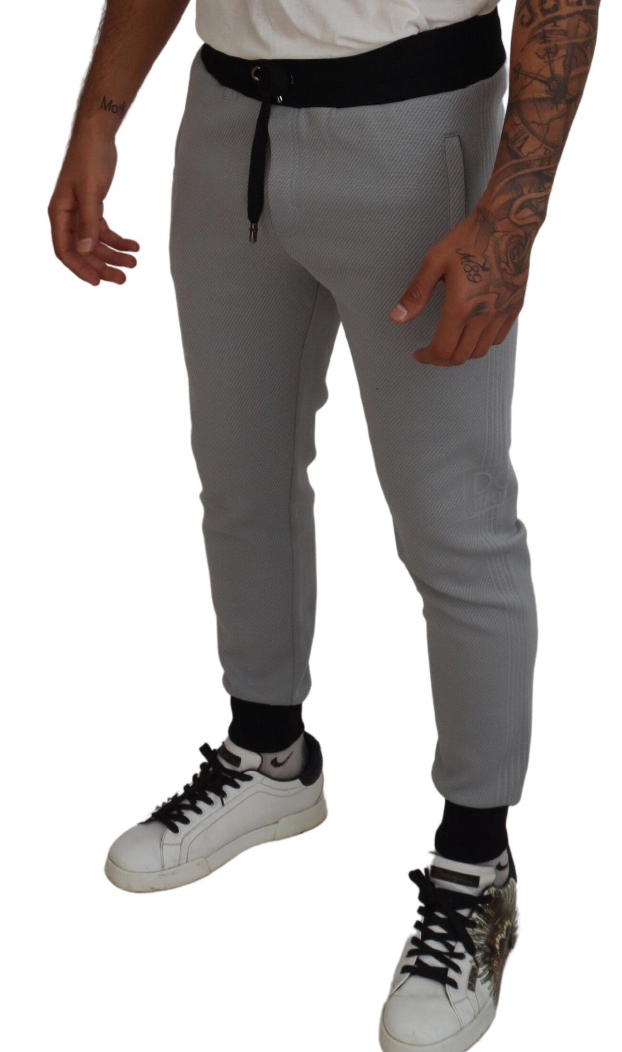 Graue Jogginghose aus Polyester