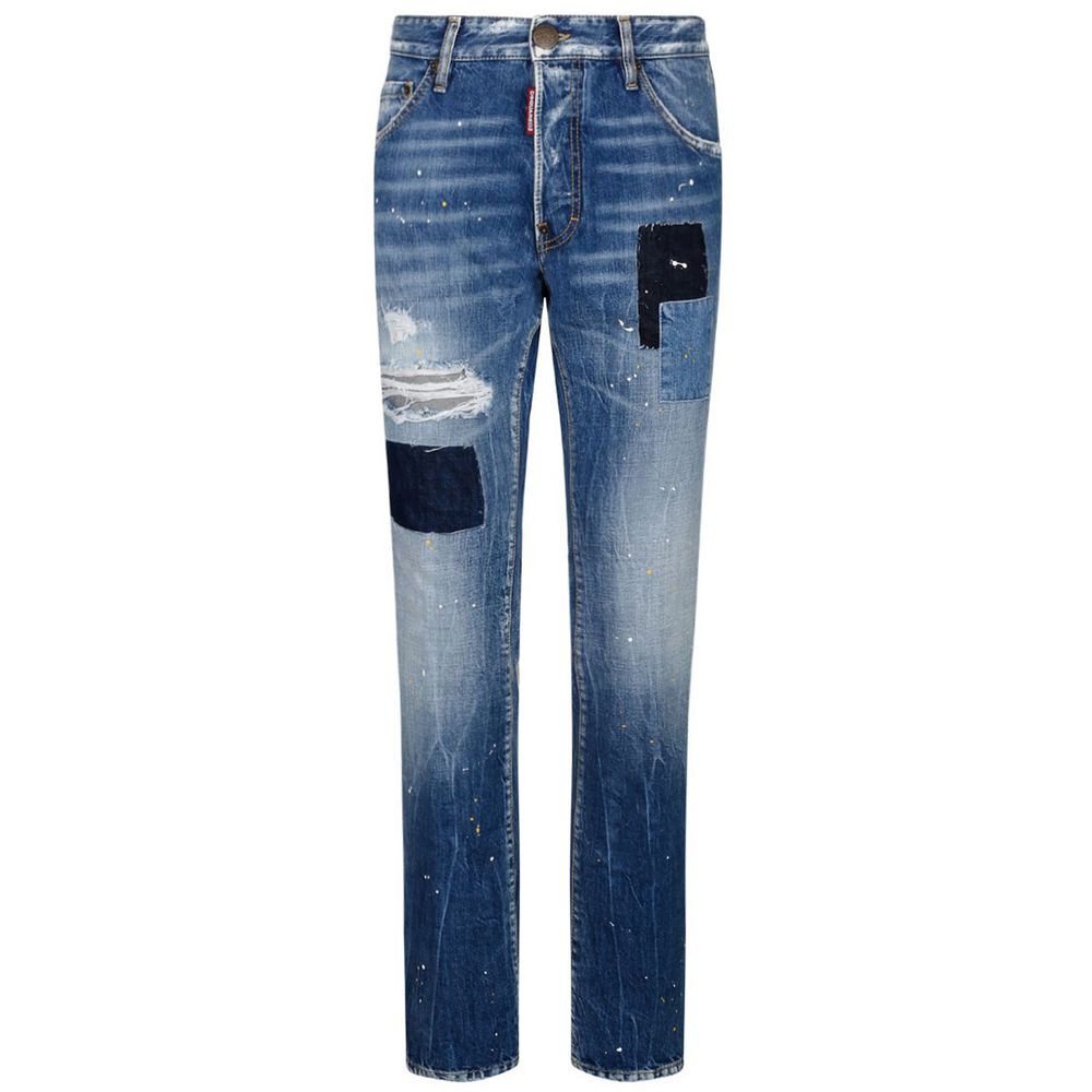 Blaue Jeans und Hose aus Baumwolle