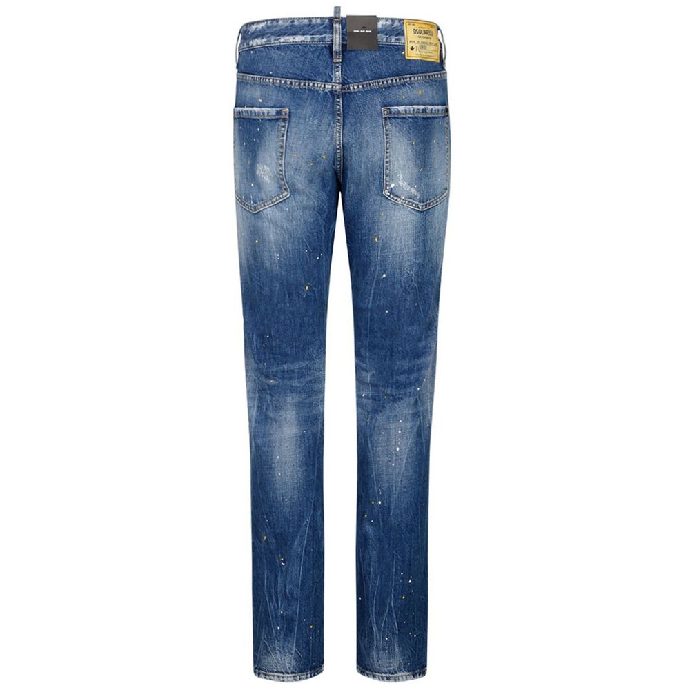 Blaue Jeans und Hose aus Baumwolle