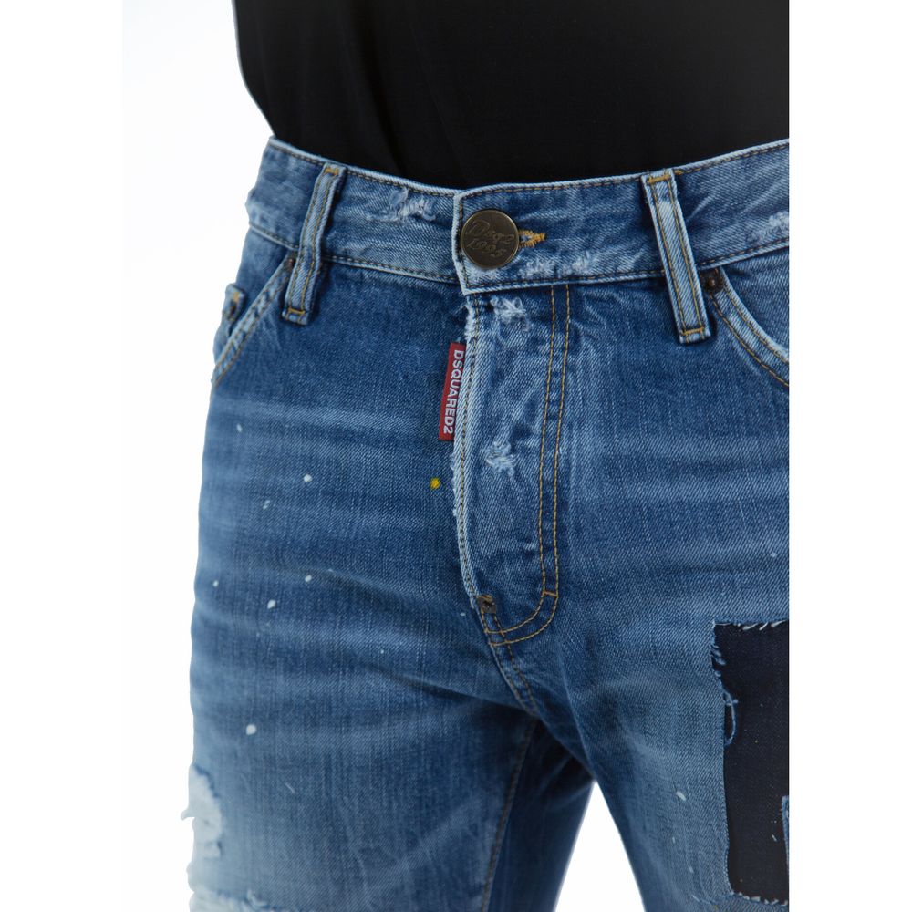 Blaue Jeans und Hose aus Baumwolle