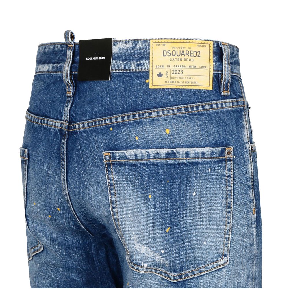 Blaue Jeans und Hose aus Baumwolle