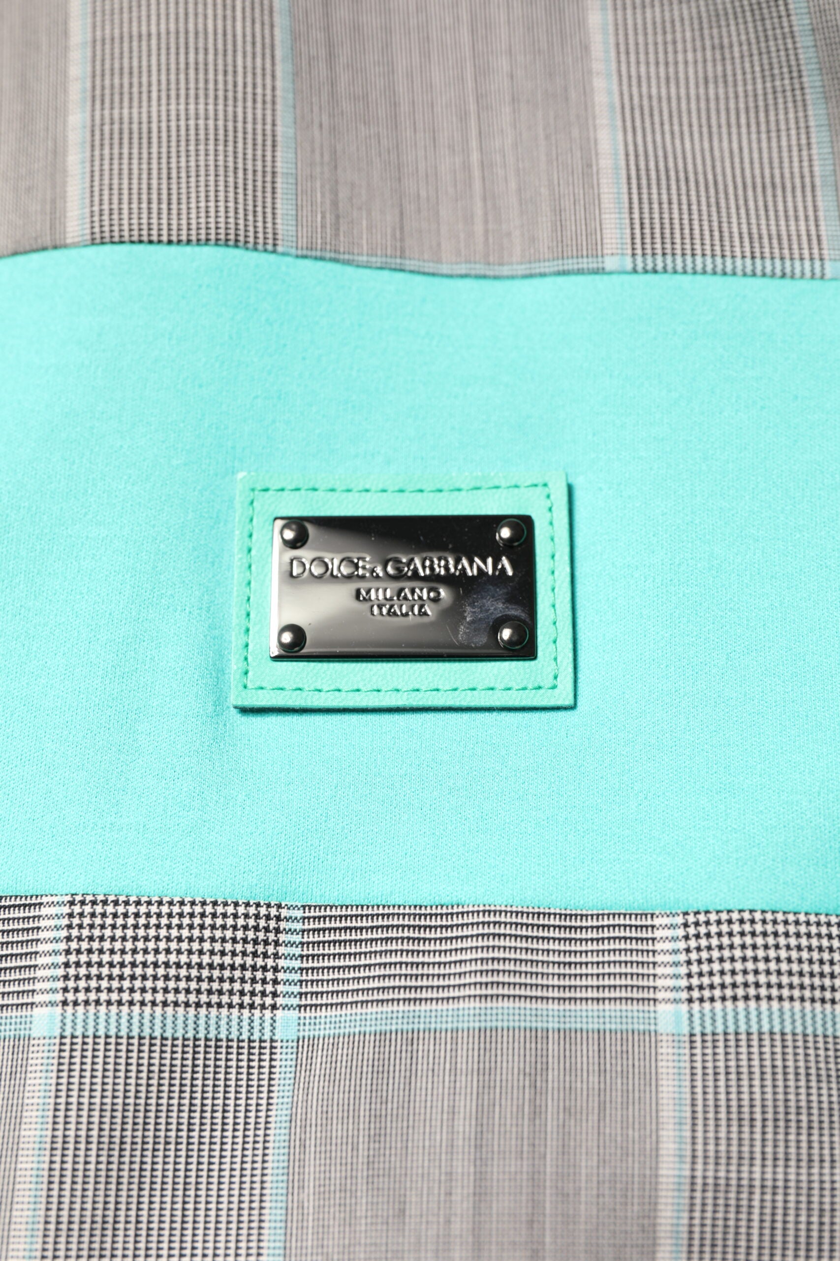 Mehrfarbige, karierte Windjacke mit durchgehendem Reißverschluss