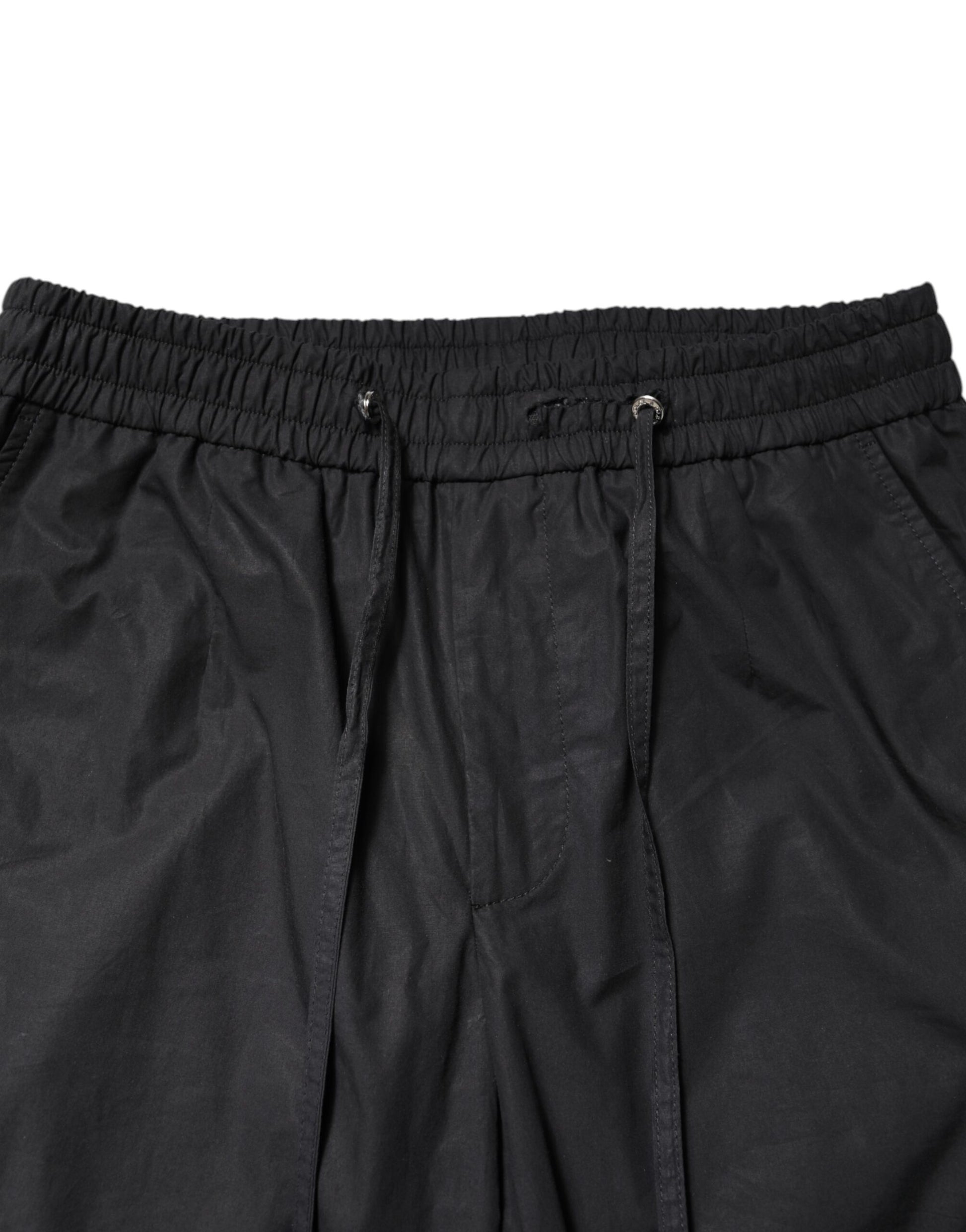 Schwarzer formeller zweiteiliger Anzug TAORMINA aus Baumwolle