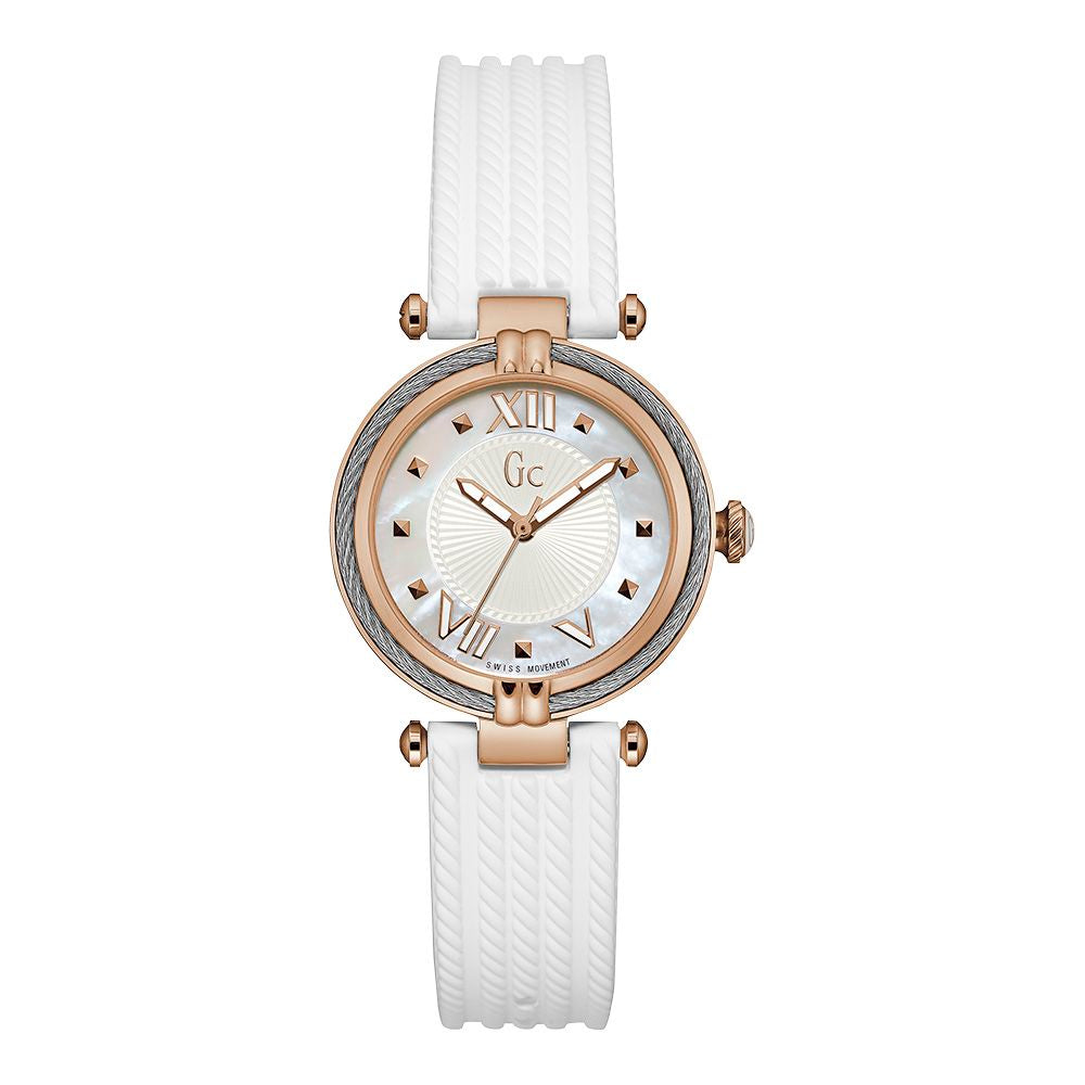 GC White Synthetic Dress Watch