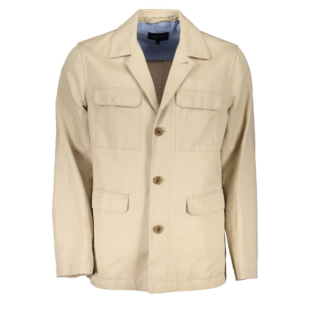 Beige Baumwolljacke