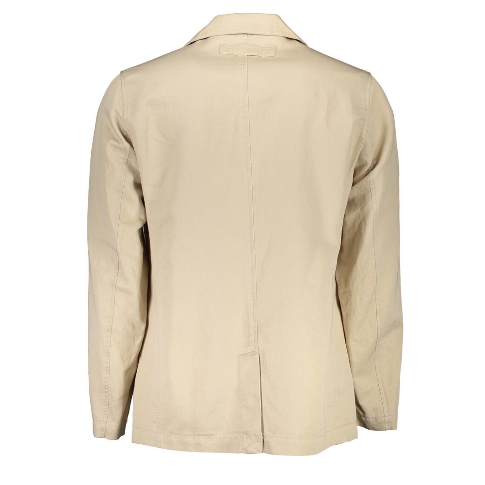 Beige Baumwolljacke