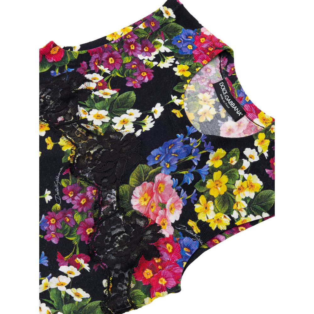 Schwarzes Kaschmir-Tanktop