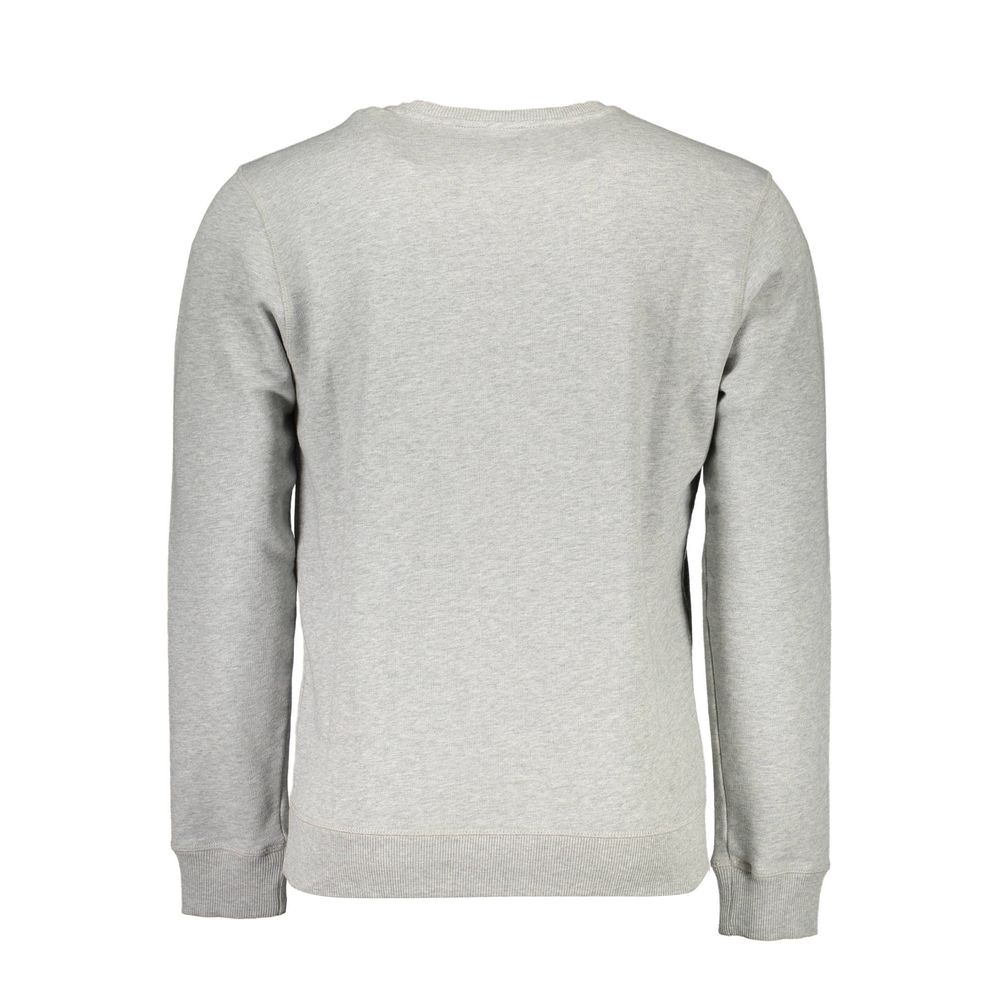 North Sails Gray Organic Cotton Men Sweater