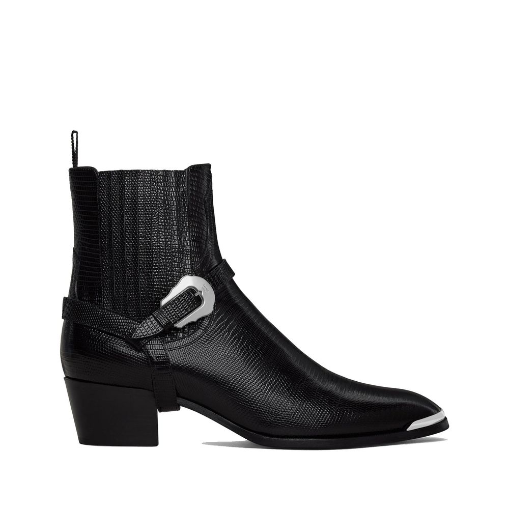 Celine Black Calfskin Chelsea Boots