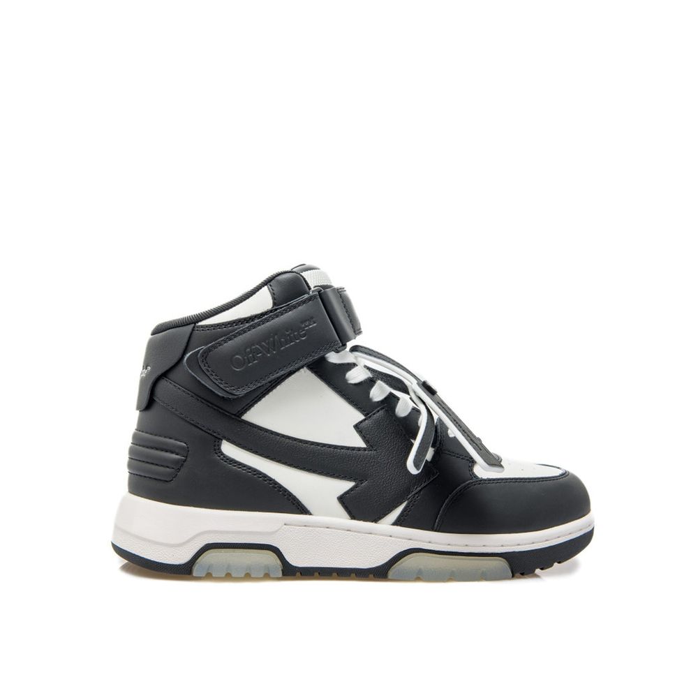 Off-White Black Calfskin Athletic Sneakers