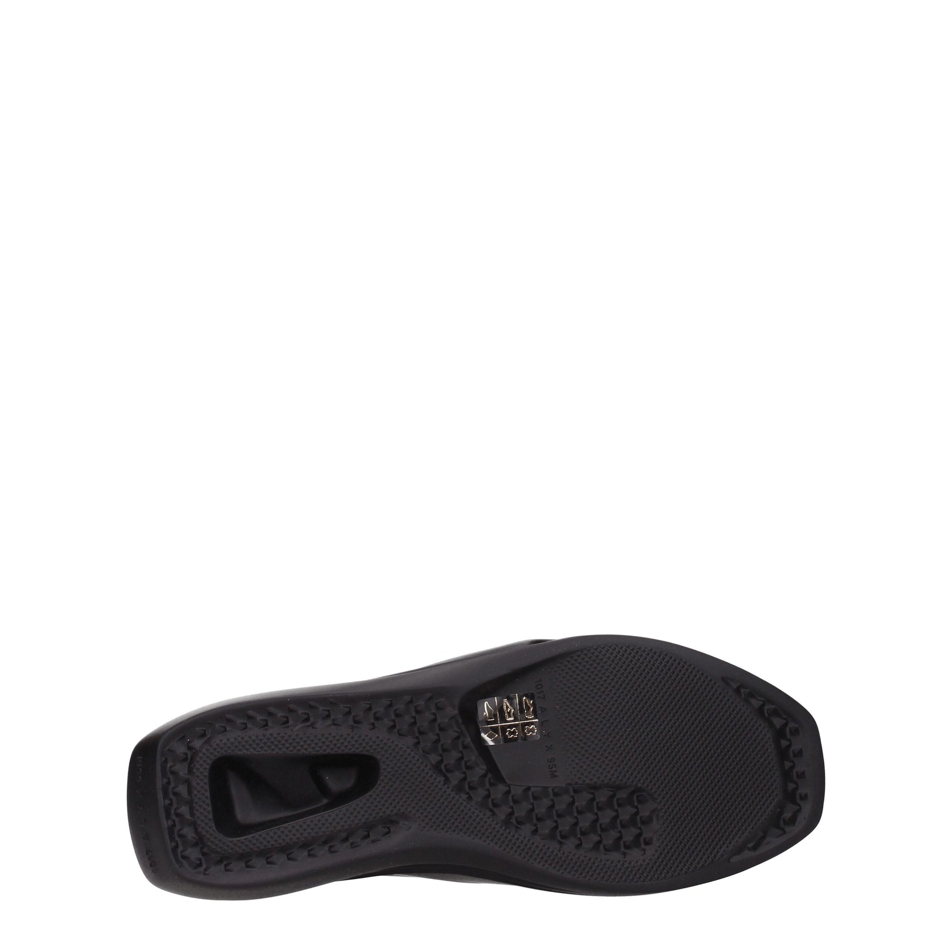 Alyx Black Leather Slippers
