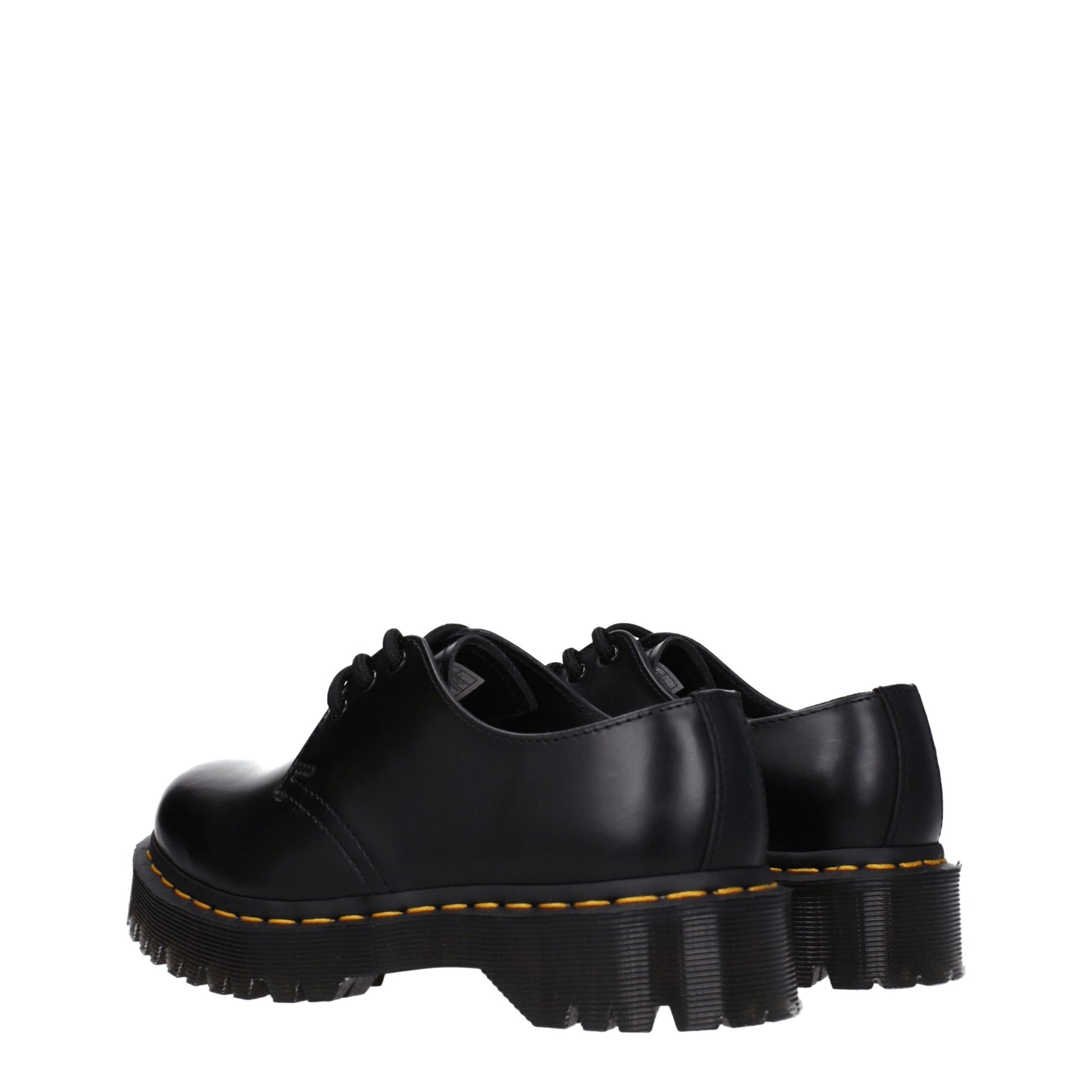 Dr. Martens Black Leather Oxfords And Derbies