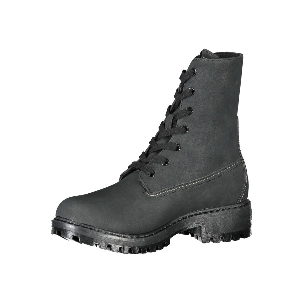 U.S. POLO ASSN. Black Polyester Women Boot