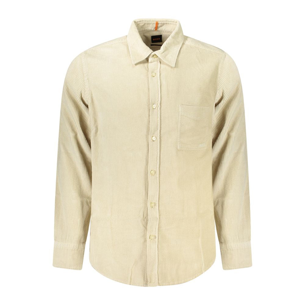 Hugo Boss Beige Cotton Shirt