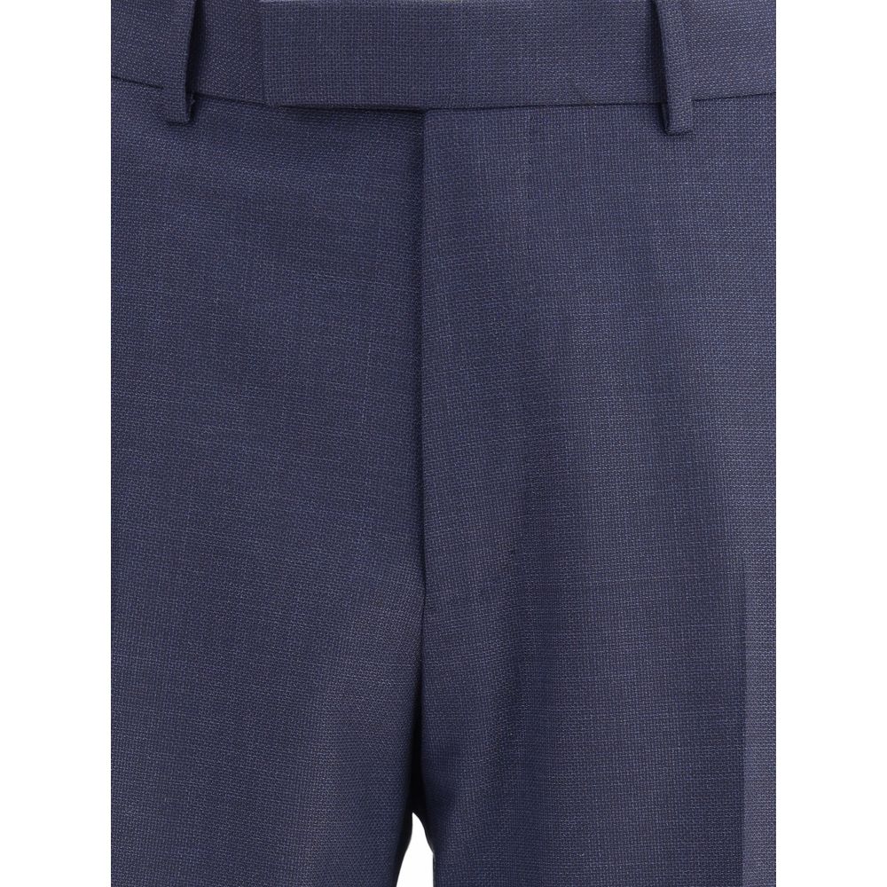 ZEGNA Blue Wool Two-Piece Suit