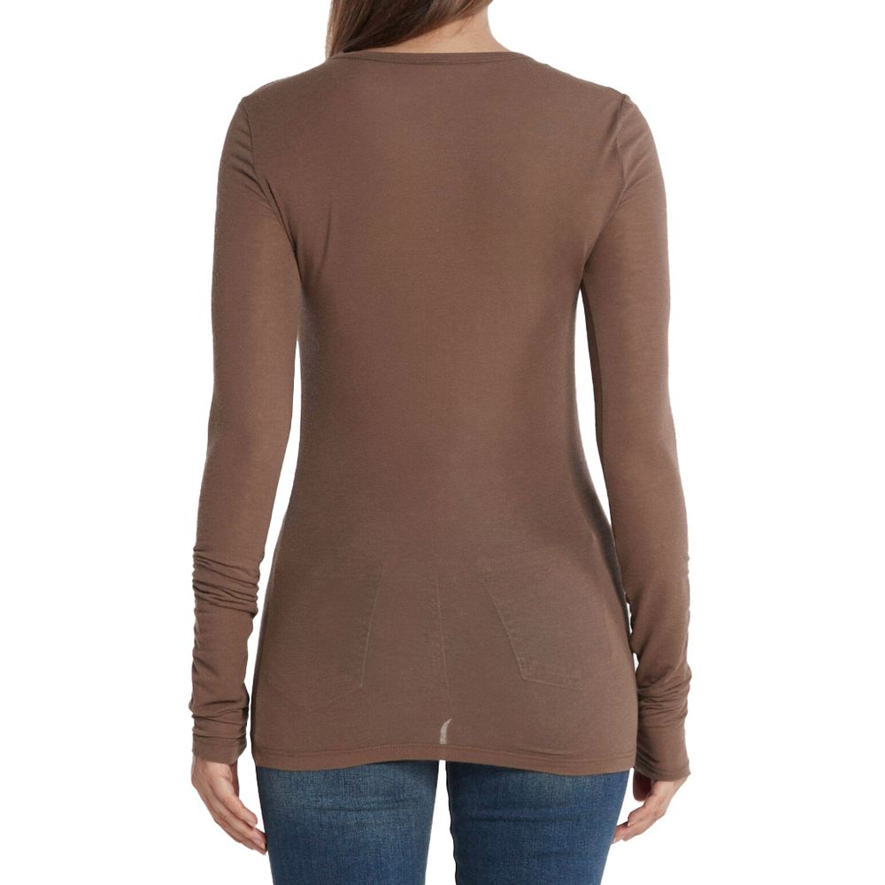 PINKO Brown Viscose Sweater