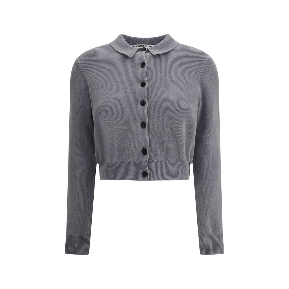 Alexander Wang Polo Cardigan crop