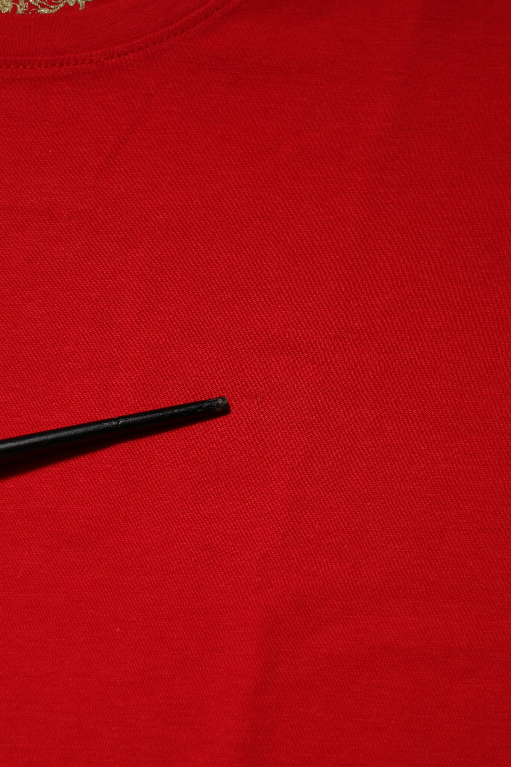 Dolce & Gabbana Red Crew Neck Short Sleeves Top T-shirt