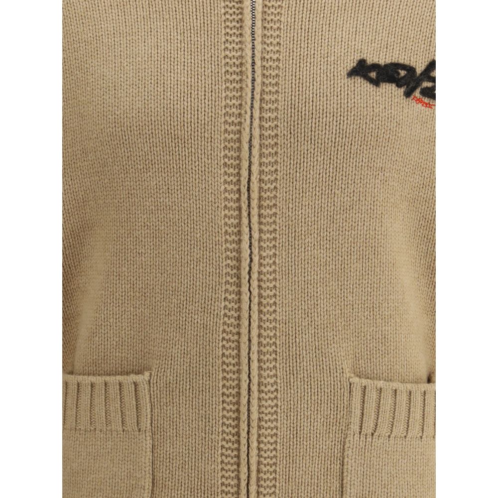 Kenzo Beige Wool Cardigan