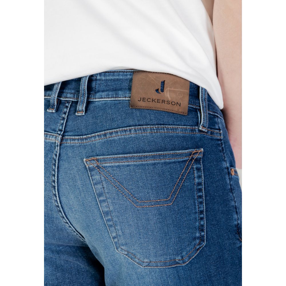 Jeckerson Blue Cotton Skinny Jeans