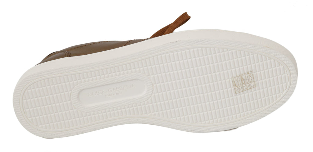 Goldene Leder-Freizeitschuhe für Herren