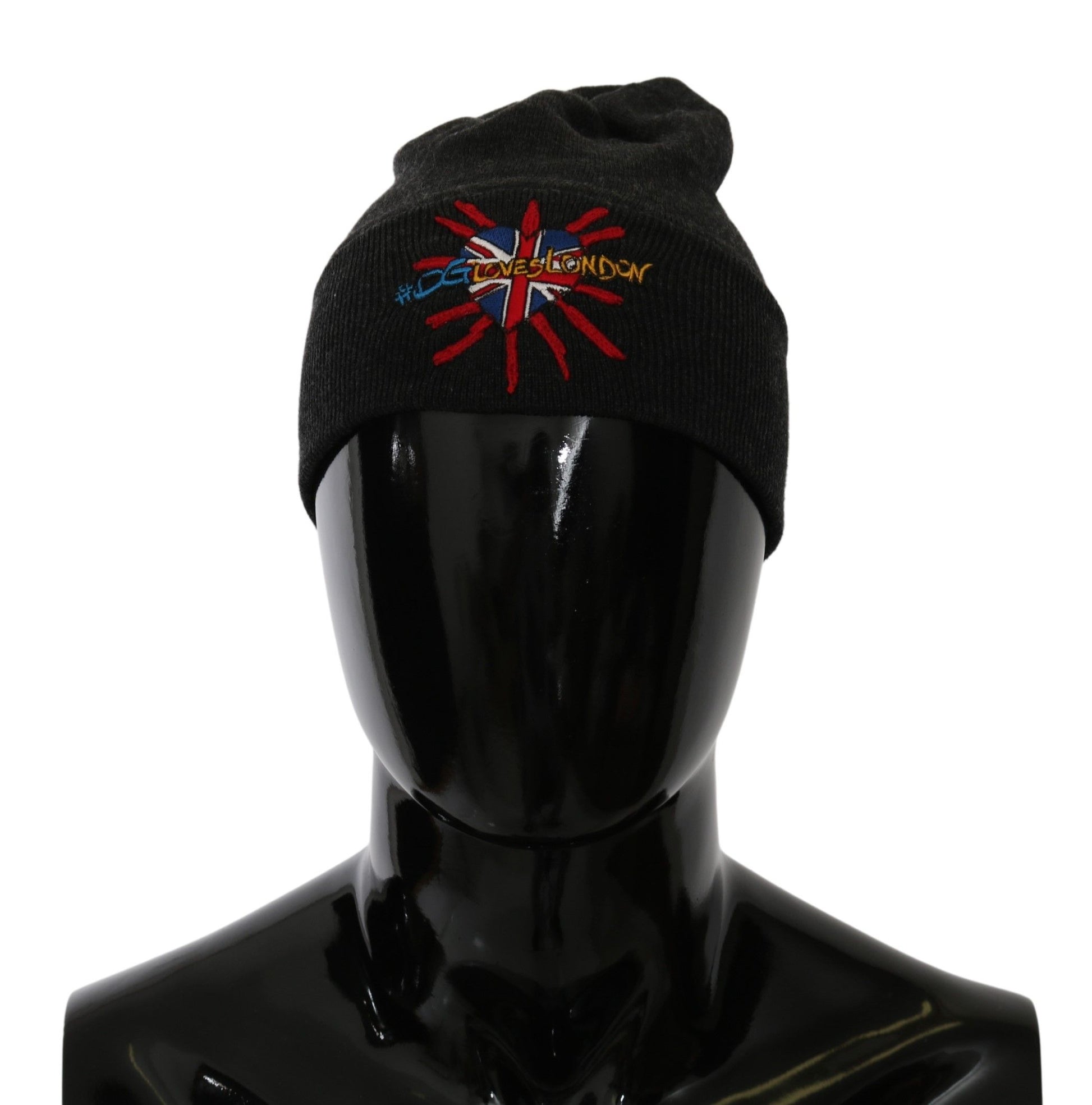 Graue #DGLovesLondon Beanie-Mütze