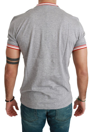 Graues Baumwoll-T-Shirt zum Jahr des Schweins 2019