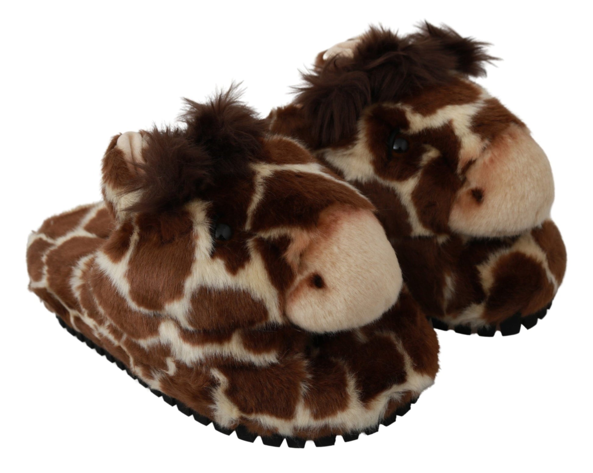 Braune Giraffe Hausschuhe Flats Sandalen Schuhe