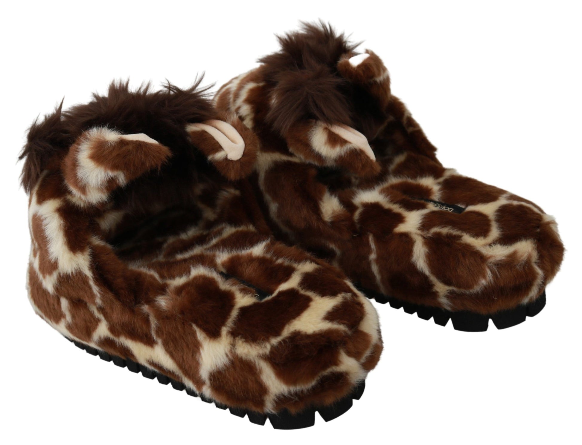 Braune Giraffe Hausschuhe Flats Sandalen Schuhe
