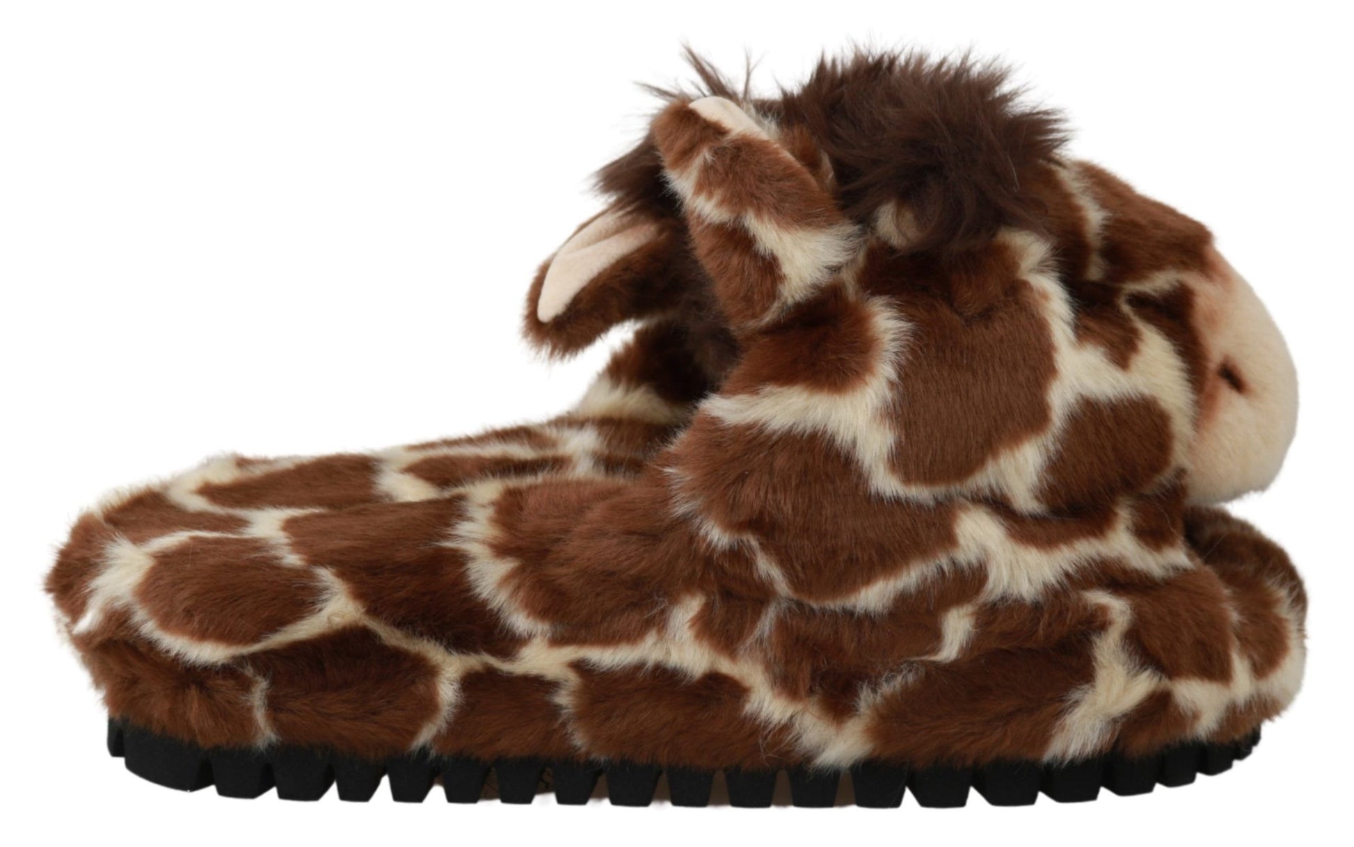Braune Giraffe Hausschuhe Flats Sandalen Schuhe