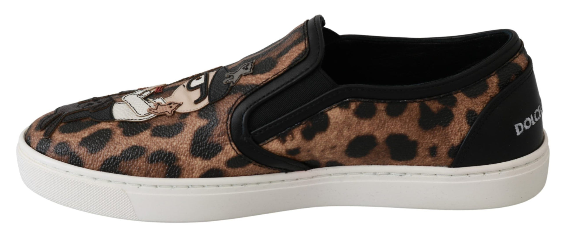 Leder Leopard #dgfamily Loafer Schuhe