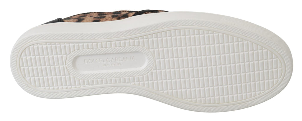 Leder Leopard #dgfamily Loafer Schuhe