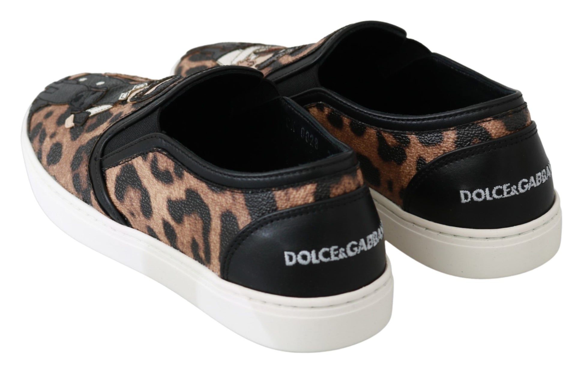 Leder Leopard #dgfamily Loafer Schuhe