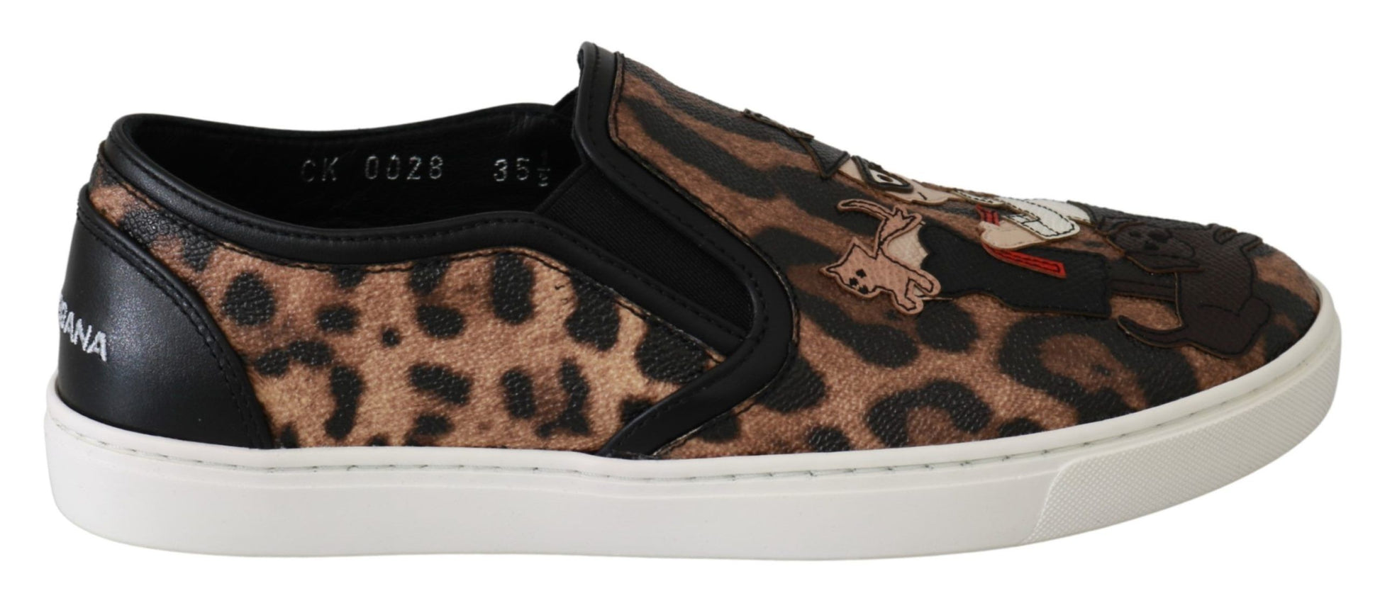 Leder Leopard #dgfamily Loafer Schuhe