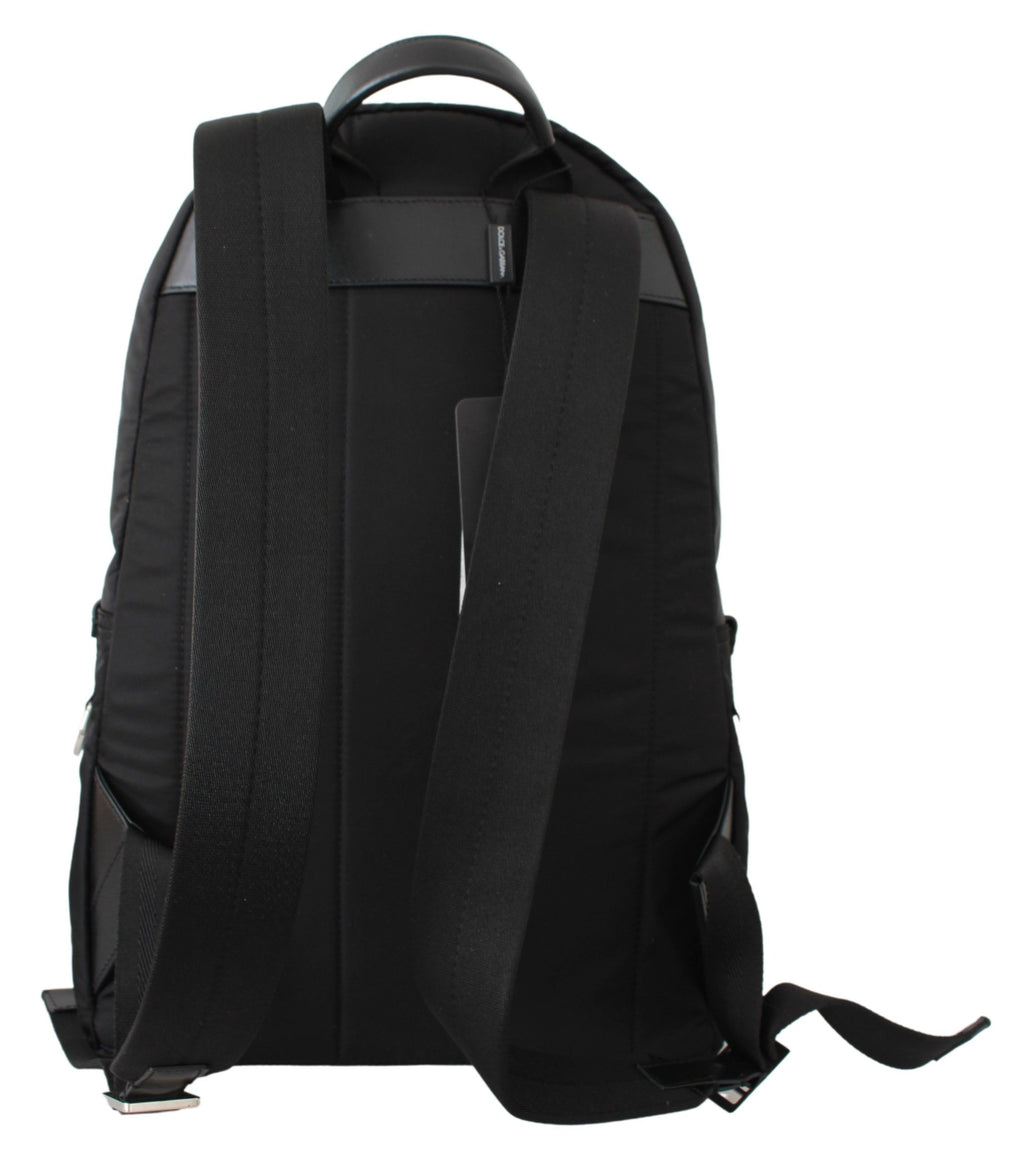 Schwarzer Schulrucksack „Goldenes Schwein des Jahres“