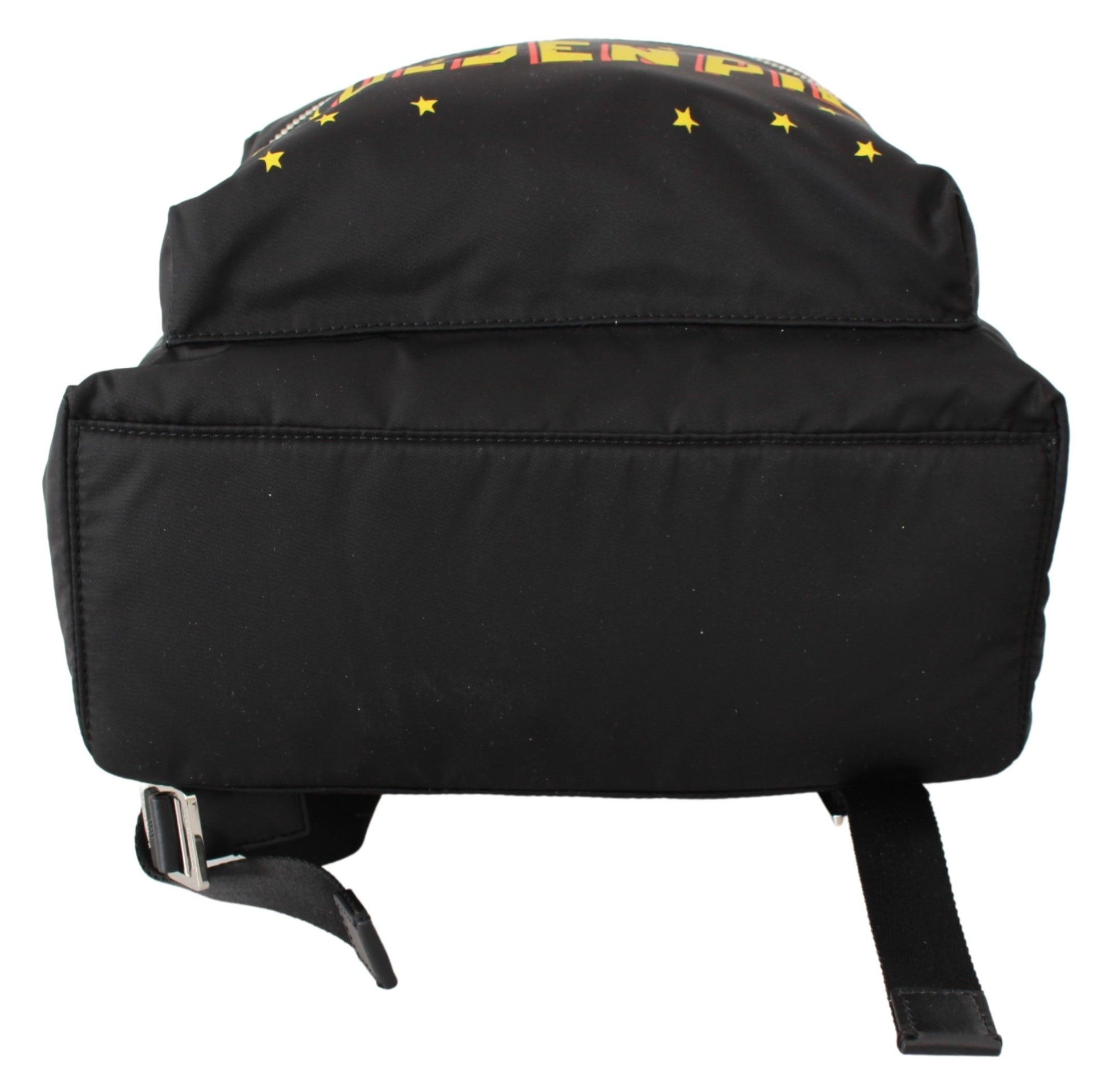Schwarzer Schulrucksack „Goldenes Schwein des Jahres“