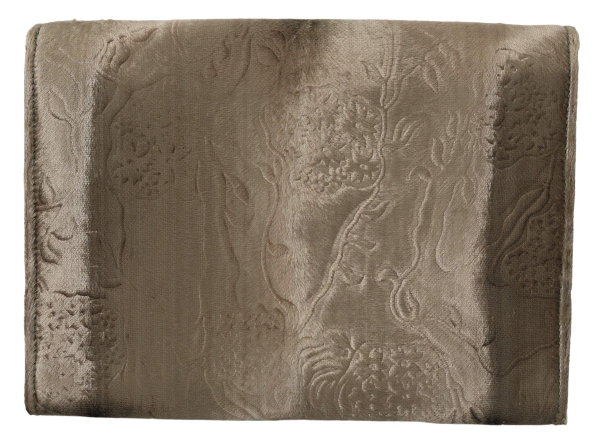 Beige Samt Blumen Leder Herren Dokumenten Aktentasche