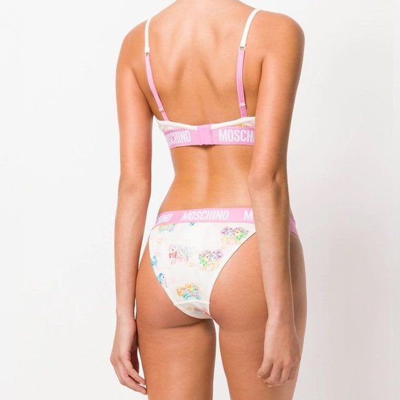 Weißer My Little Pony BH-Slip-Set, zweiteiliger Bikini