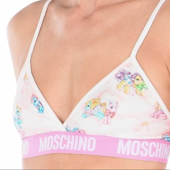 Weißer My Little Pony BH-Slip-Set, zweiteiliger Bikini