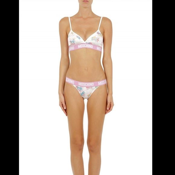Weißer My Little Pony BH-Slip-Set, zweiteiliger Bikini