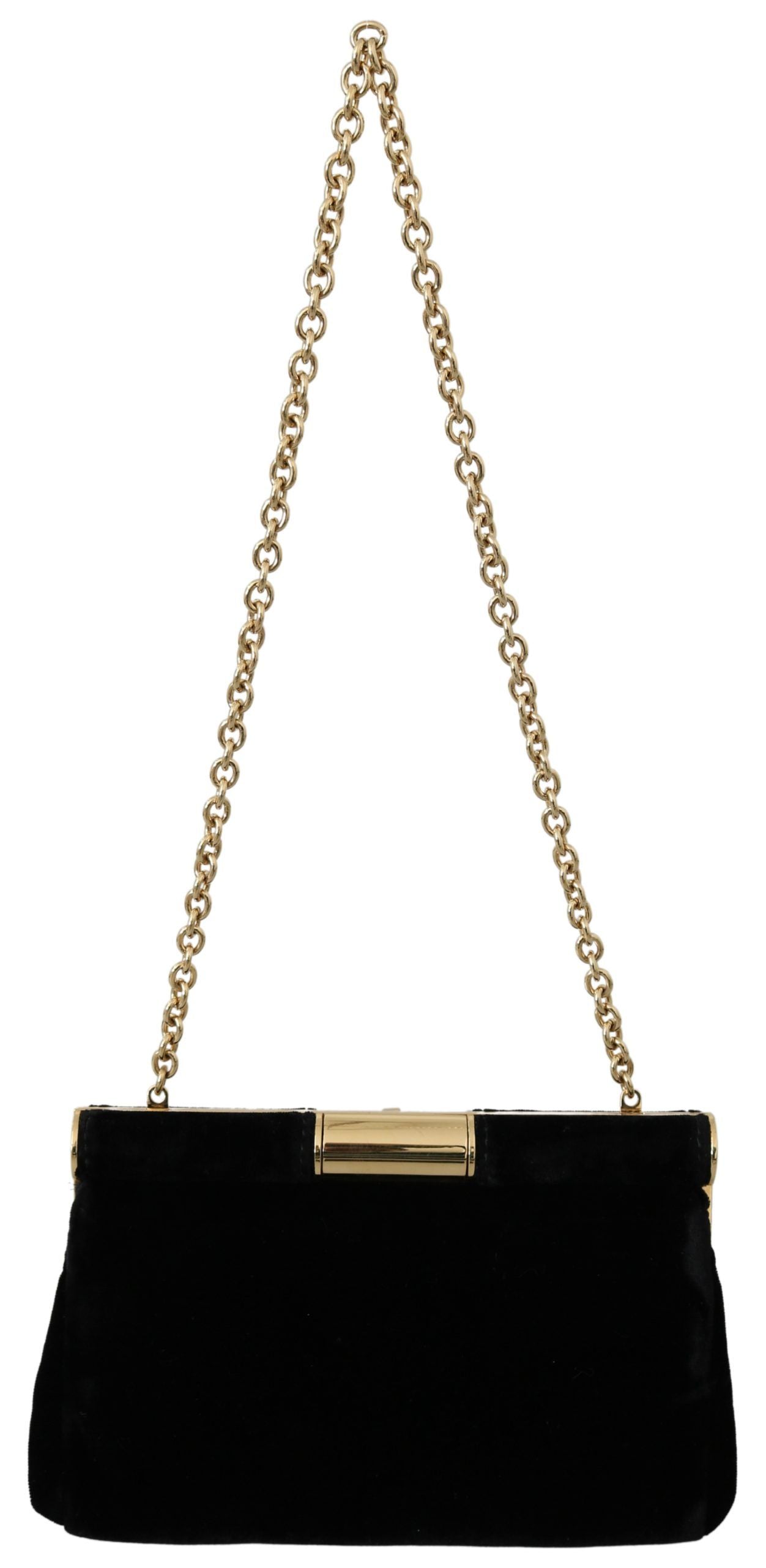 Schwarzer Samt Kristall Nieten Damen Crossbody Sling Borse Tasche