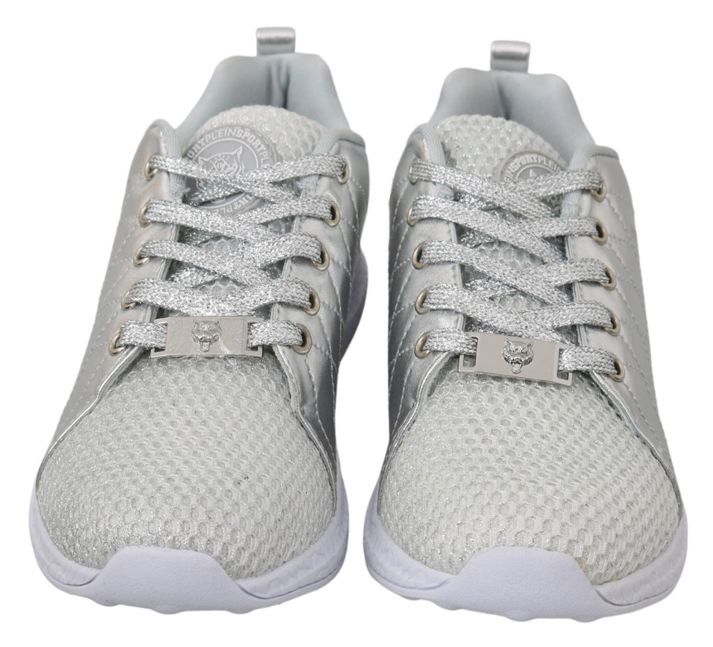 Gisella Silber Polyester Sneakers Schuhe