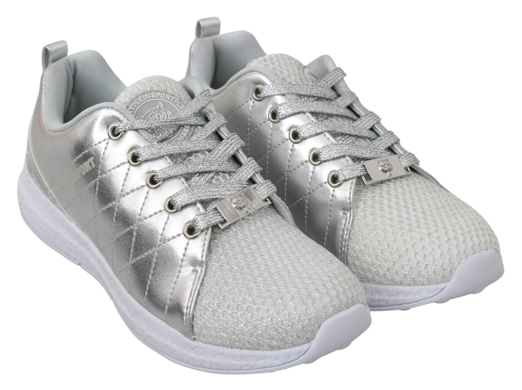 Gisella Silber Polyester Sneakers Schuhe