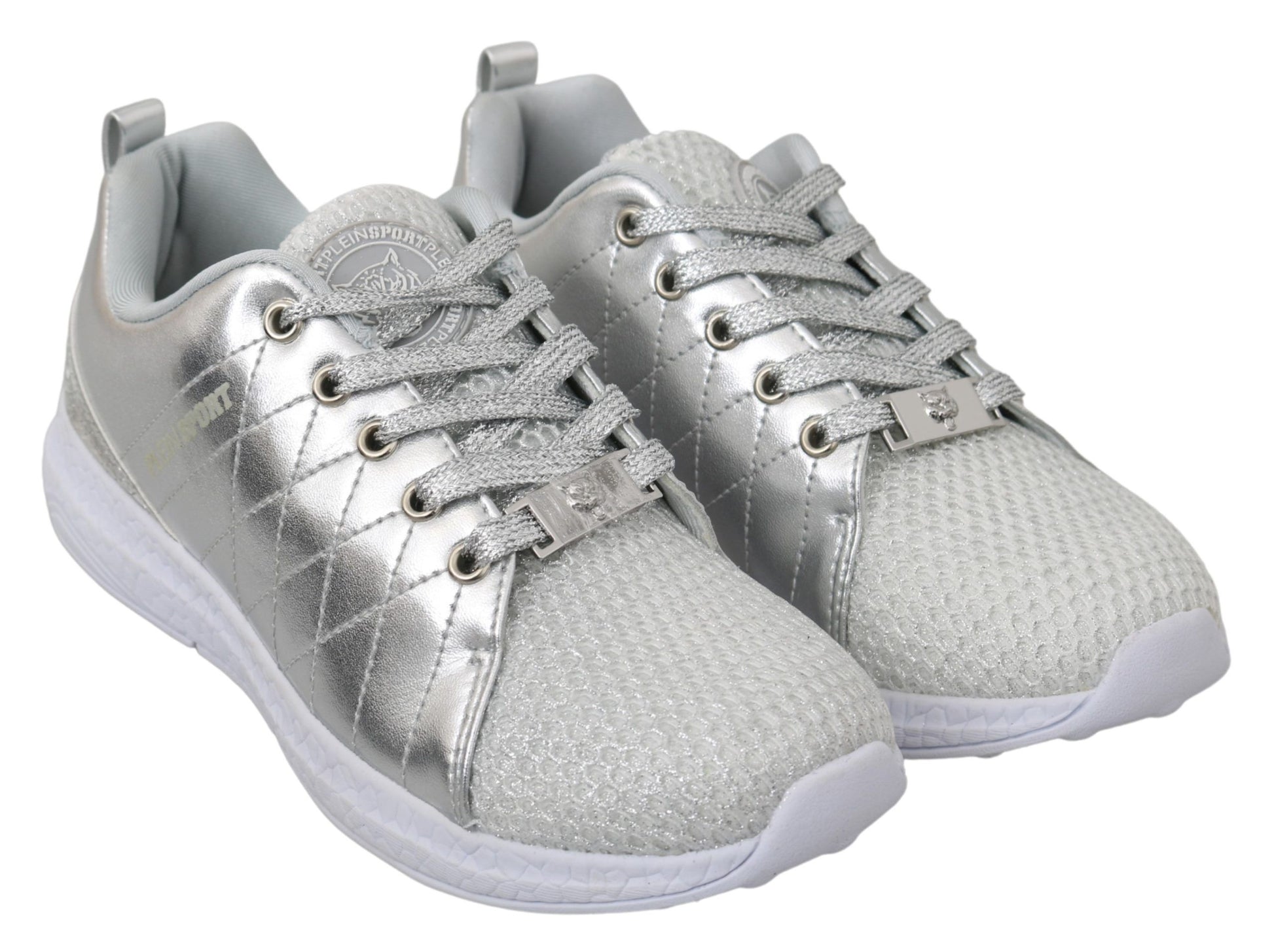 Gisella Silber Polyester Sneakers Schuhe