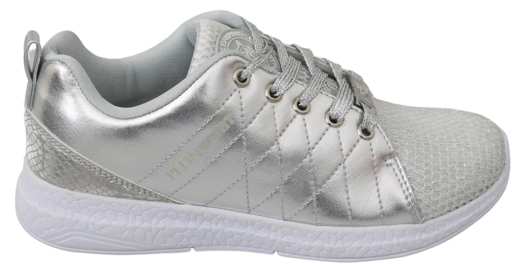 Gisella Silber Polyester Sneakers Schuhe