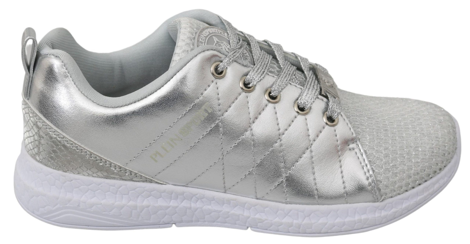 Gisella Silber Polyester Sneakers Schuhe