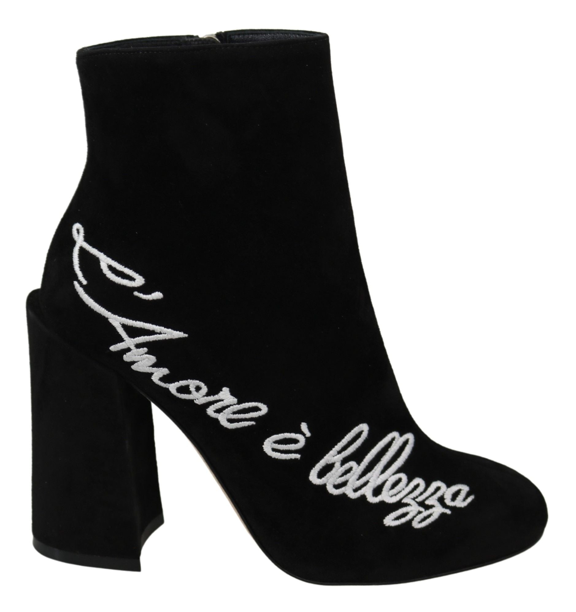 Schwarze Wildleder-L'Amore E'Bellezza-Stiefel