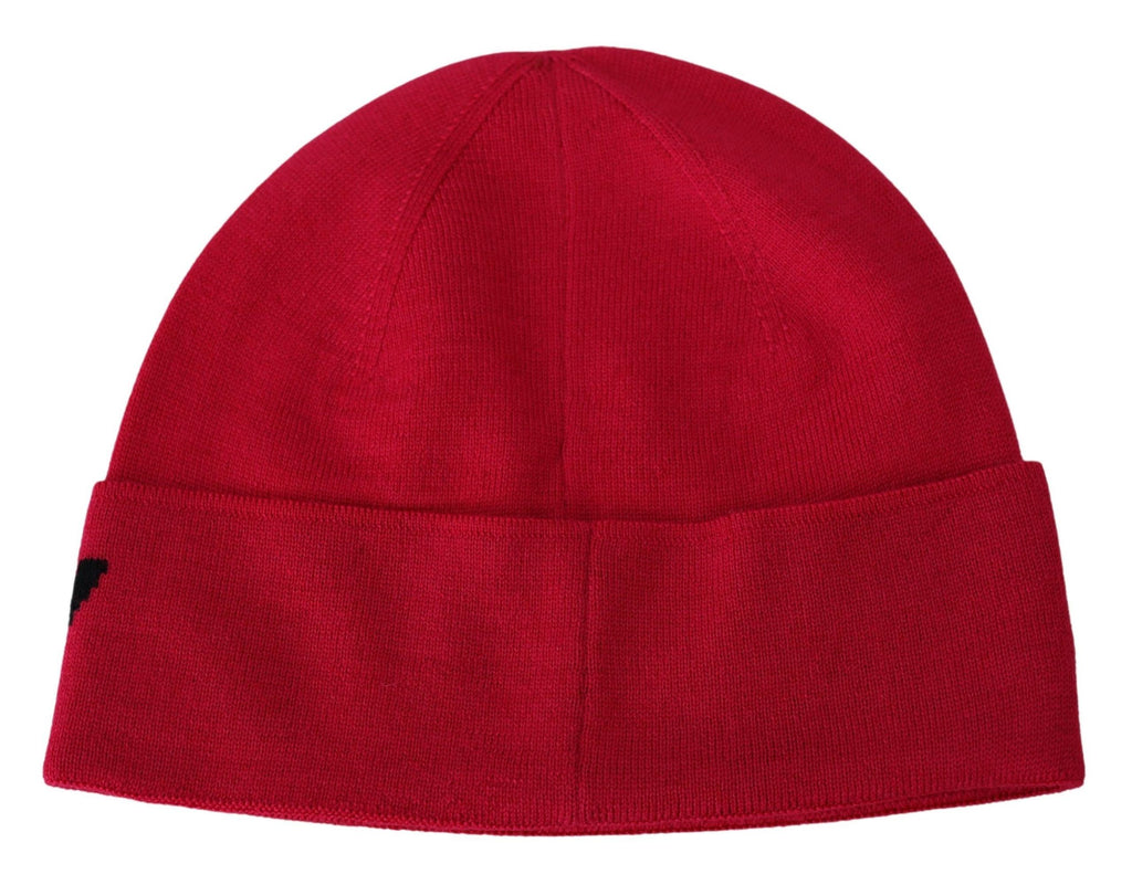 Rot Rosa Wollmütze Unisex Herren Damen Beanie Mütze